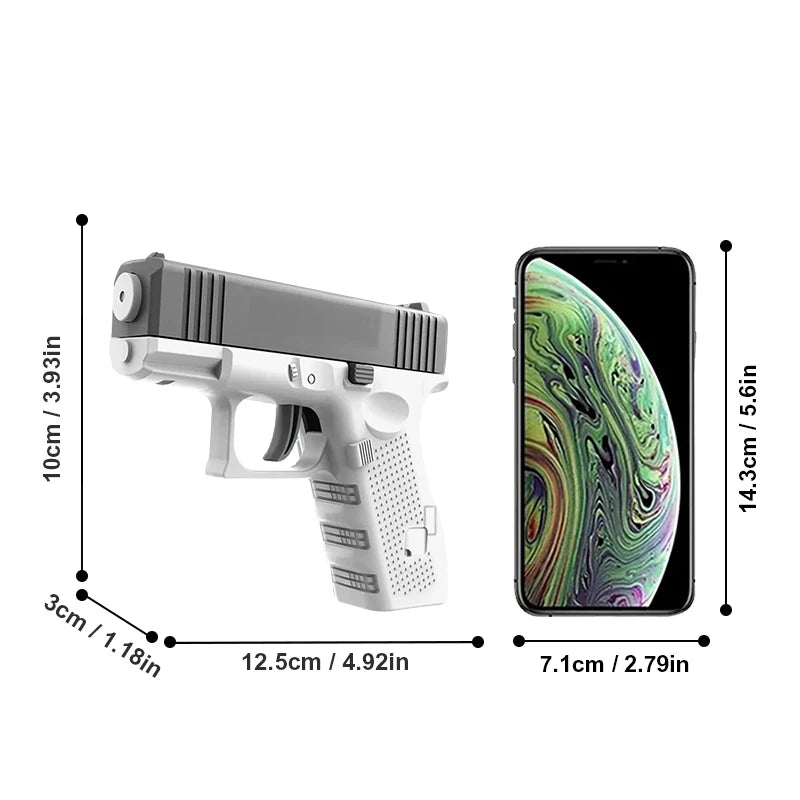 Water gun manual chambering water splashing water spraying gunner dynamic and continuous firing summer water gun